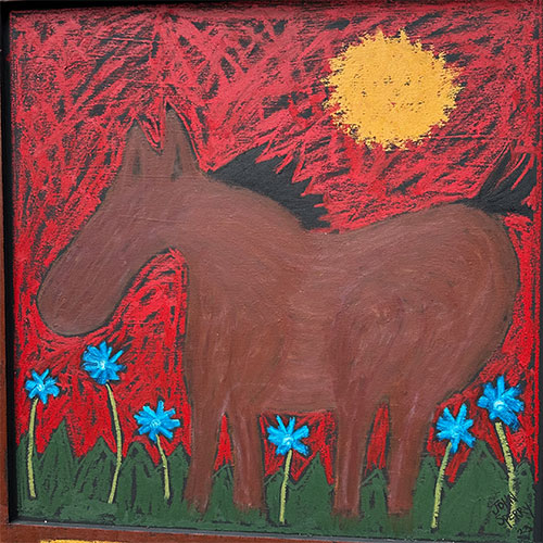 John Sperry In the Grass 30x30 WP2644